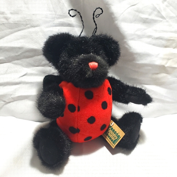 Boyds Bears Other - Boyds Bears Ladybug Teddy Bear Plush Stuffed Animal Lady B. Bug 91775 7-inch